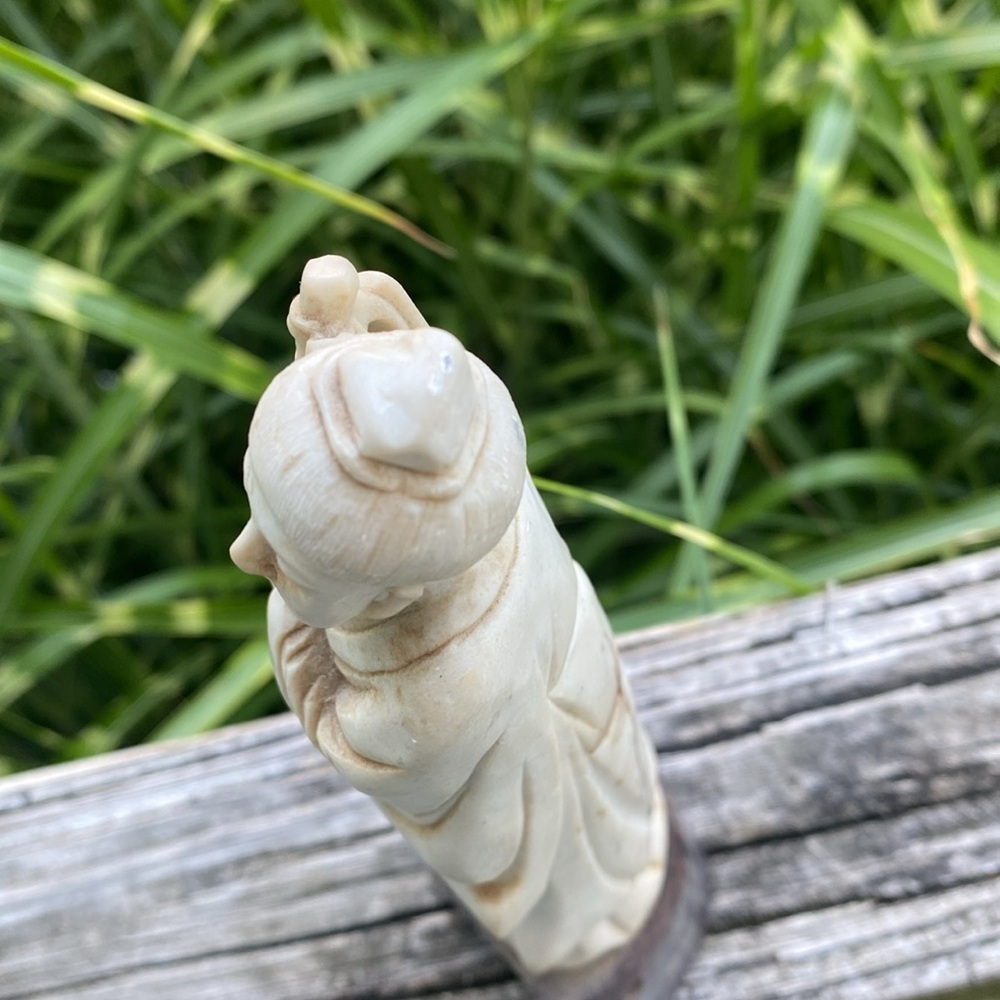 Vintage Soapstone Carving of Han Xiangzi - Picture 10 of 10